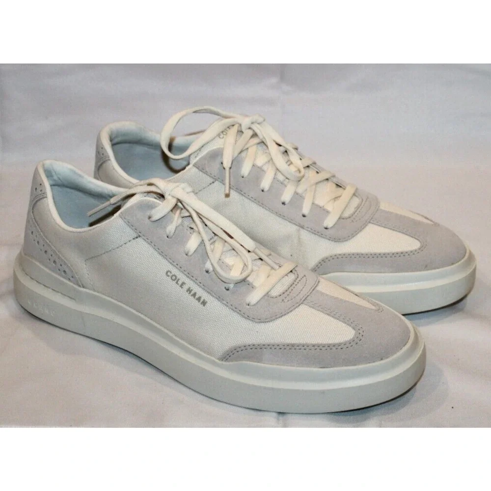 Cole Haan Womens Grandpro Rally Canvas Court Sneaker Ivory‎ US 10 UK 7.5 EU 40.5